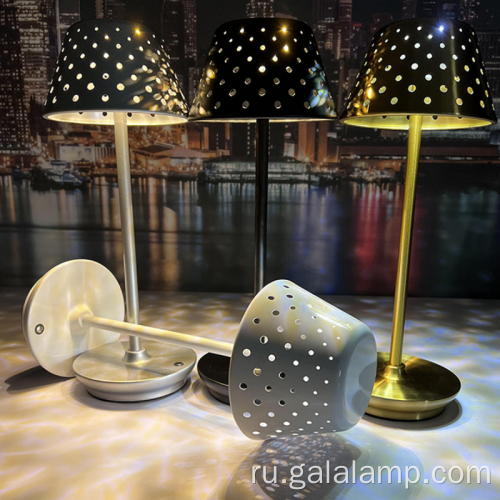 Стильная светодиодная аккумуляторная настольная лампа